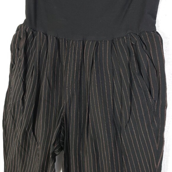 Anthropologie Hei Hei Drop Crotch Harem Pants Linen Blend Foldover Waist size S - Picture 2 of 8